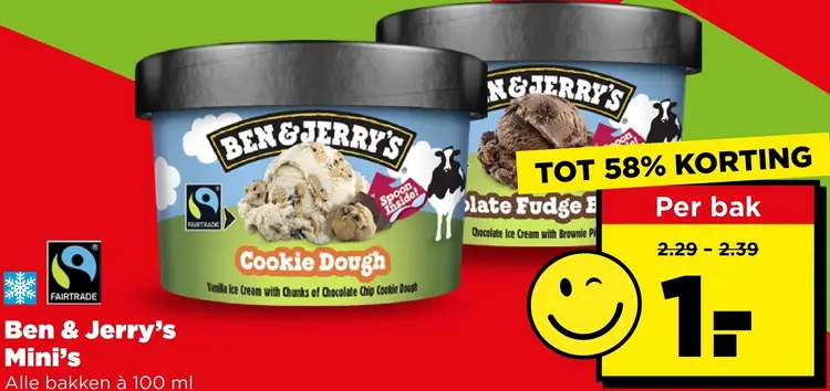 Aanbieding: Mini's Ben & Jerry