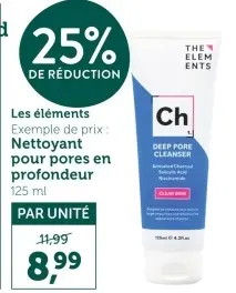 Offre: Nettoyant pour pores en profondeur
