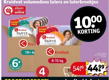 Aanbieding: Kruidvat volumedoos luiers en luierbroekjes