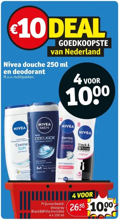 Aanbieding: Douche en deodorant