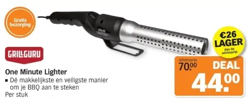 Aanbieding: One Minute Lighter