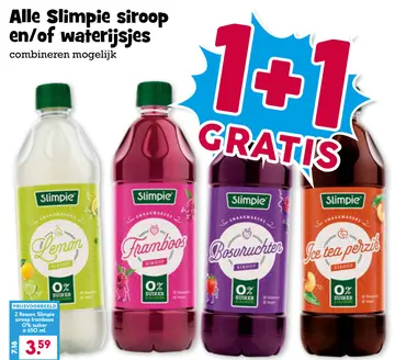 Aanbieding: Slimpie siroop en/of waterijsjes