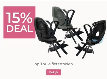 Aanbieding: Thule fietsstoelen