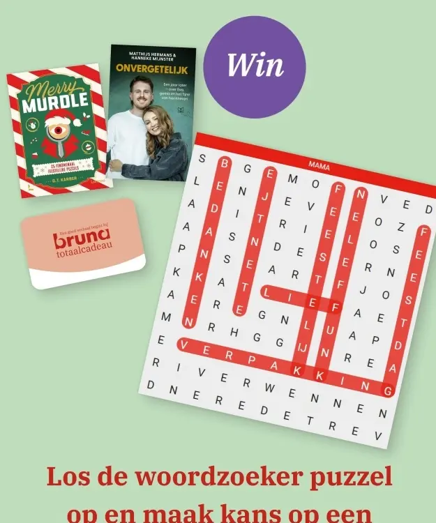 Aanbieding: Woordzoeker puzzel