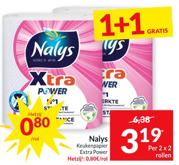 Aanbieding: Nalys Keukenpapier Extra Power