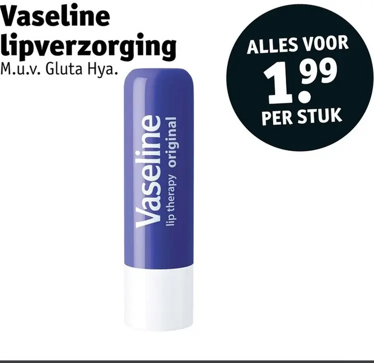 Aanbieding: Vaseline lipverzorging