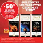 Offre: Tablettes chocolat