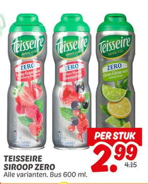 Aanbieding: Teisseire siroop zero