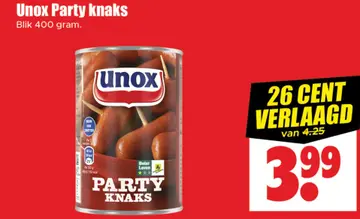 Aanbieding: Unox Party knaks