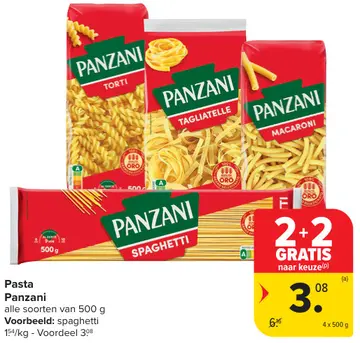 Aanbieding: Panzani Pasta