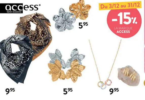 Offre: fashion accessories