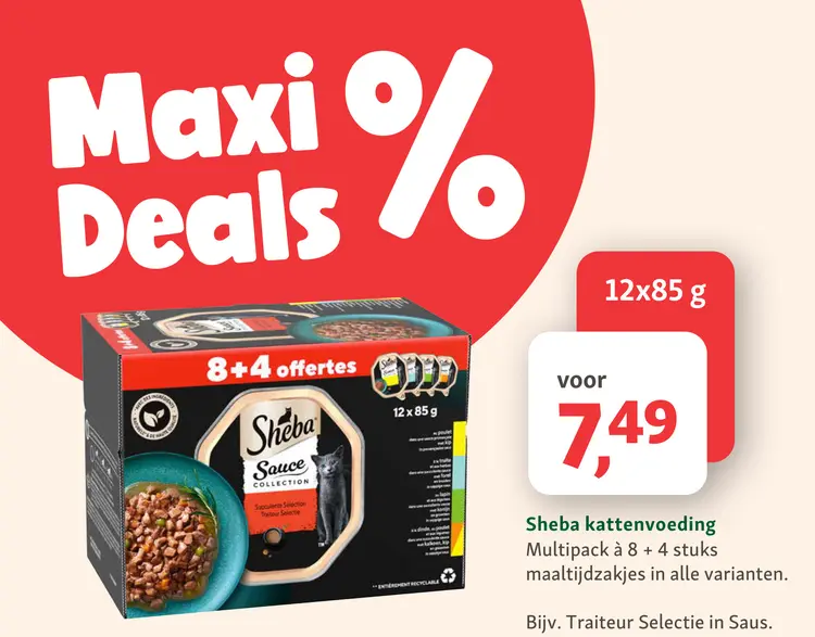 Aanbieding: Sheba kattenvoeding