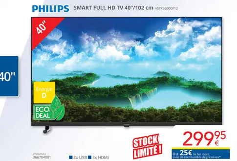 Offre: Smart full hd tv