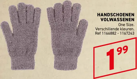 Promotie: Handschoenen volwassenen