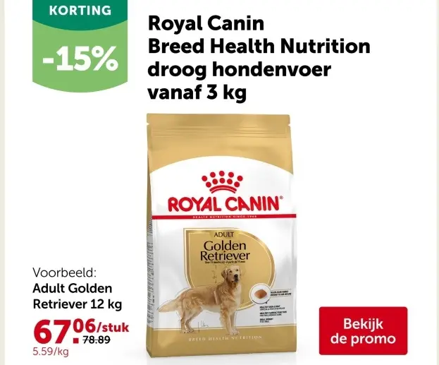 Promotie: Royal Canin Breed Health Nutrition droog hondenvoer