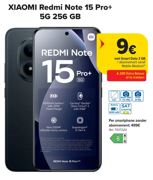 Promotie: Redmi Note 15 Pro+ 5G 256 GB