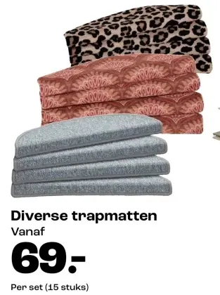 Promotie: Alle trapmatten