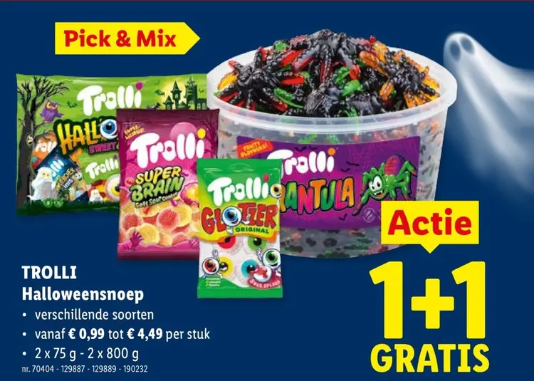 Promotie: Halloweensnoep
