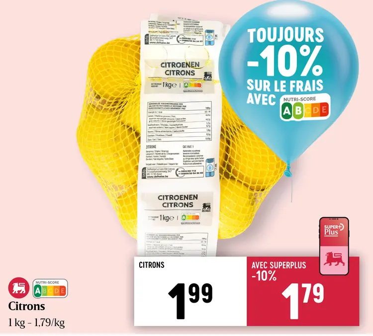 Offre: Citrons
