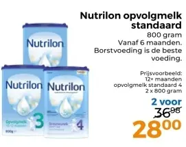 Aanbieding: Nutrilon opvolgmelk standaard