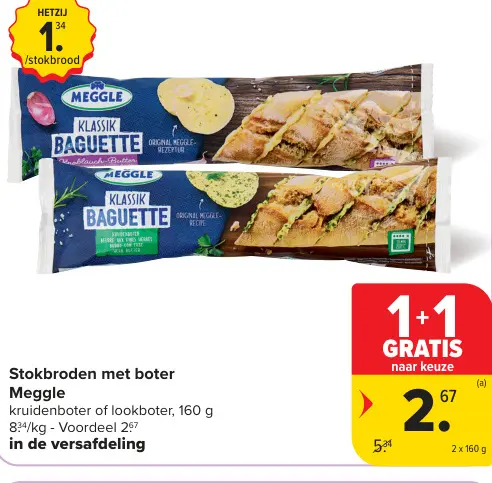 Promotie: Stokbroden met boter