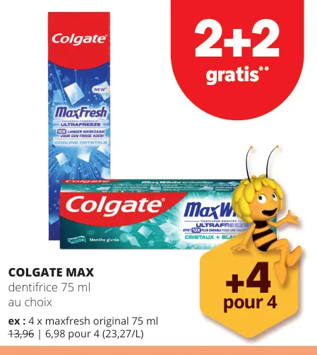 Offre: Colgate max