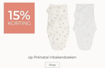 Aanbieding: Prénatal inbakerdoeken