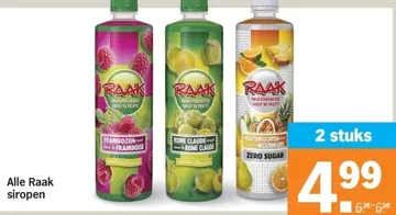 Aanbieding: Alle Raak siropen