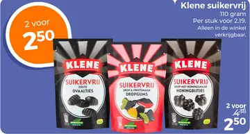 Aanbieding: Klene suikervrij