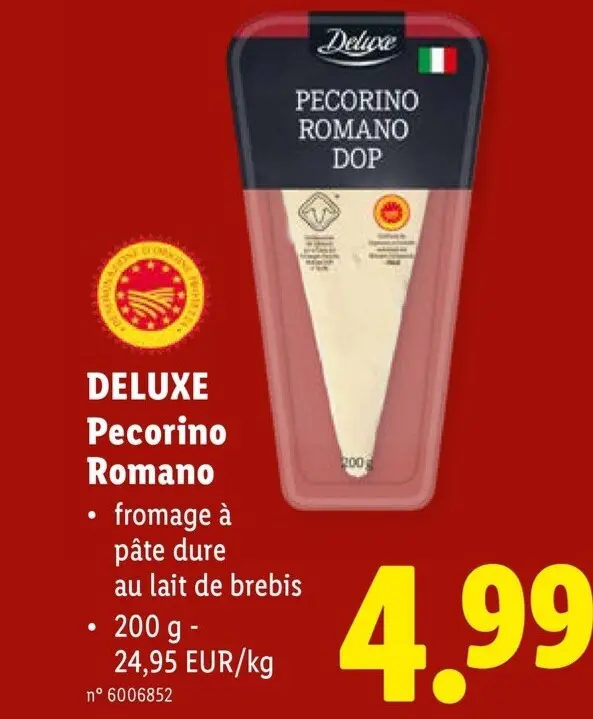 Offre: Deluxe Pecorino Romano