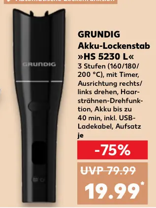 Aanbieding: Akku-Lockenstab »HS 5230 L«