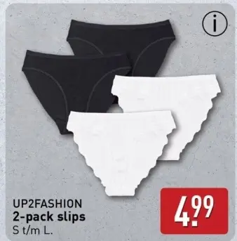 Aanbieding: UP2FASHION slips