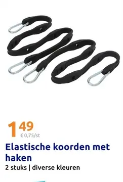 Aanbieding: Elastische koorden met haken