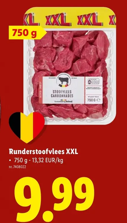 Promotie: Runderstoofvlees XXL