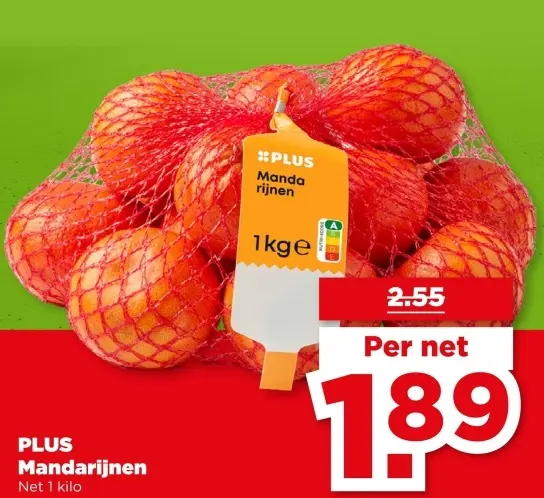 Aanbieding: PLUS Mandarijnen