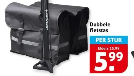 Aanbieding: Dubbele fietstas