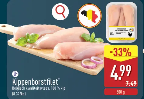 Promotie: Kippenborstfilet