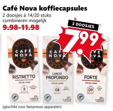 Aanbieding: Koffiecapsules