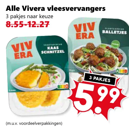 Aanbieding: Vivera vleesvervangers