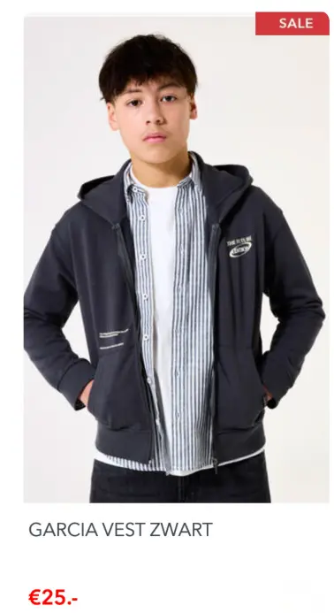 Promotie: Vest zwart