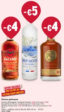Offre: Boisson spiritueuse