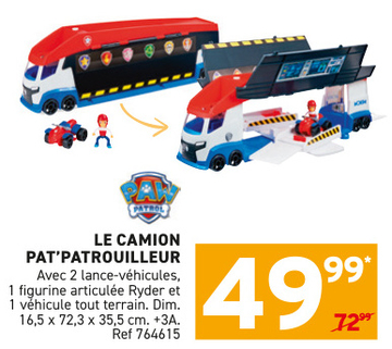 Offre: LE CAMION PAT'PATROUILLEUR