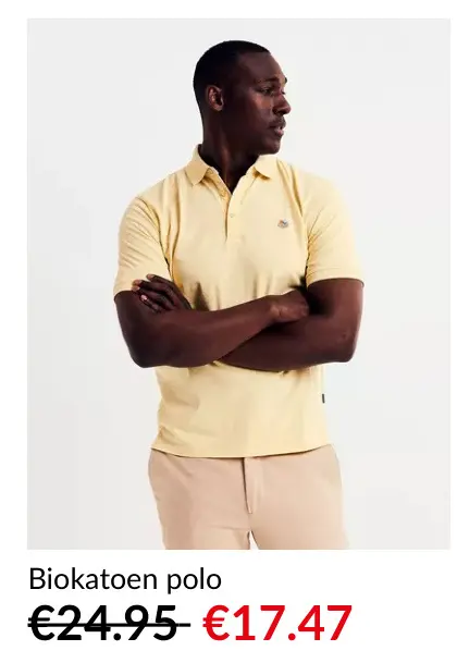 Promotie: Biokatoen polo