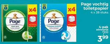 Aanbieding: Vochtig toiletpapier