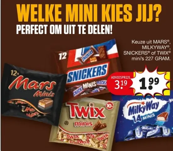 Aanbieding: Mini's