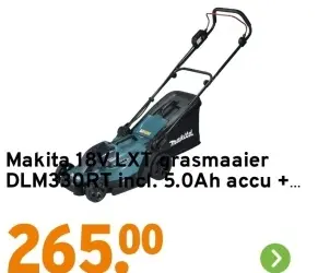 Aanbieding: 18V LXT grasmaaier DLM330RT