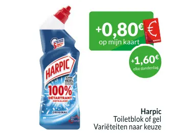 Aanbieding: Harpic Toiletblok of gel