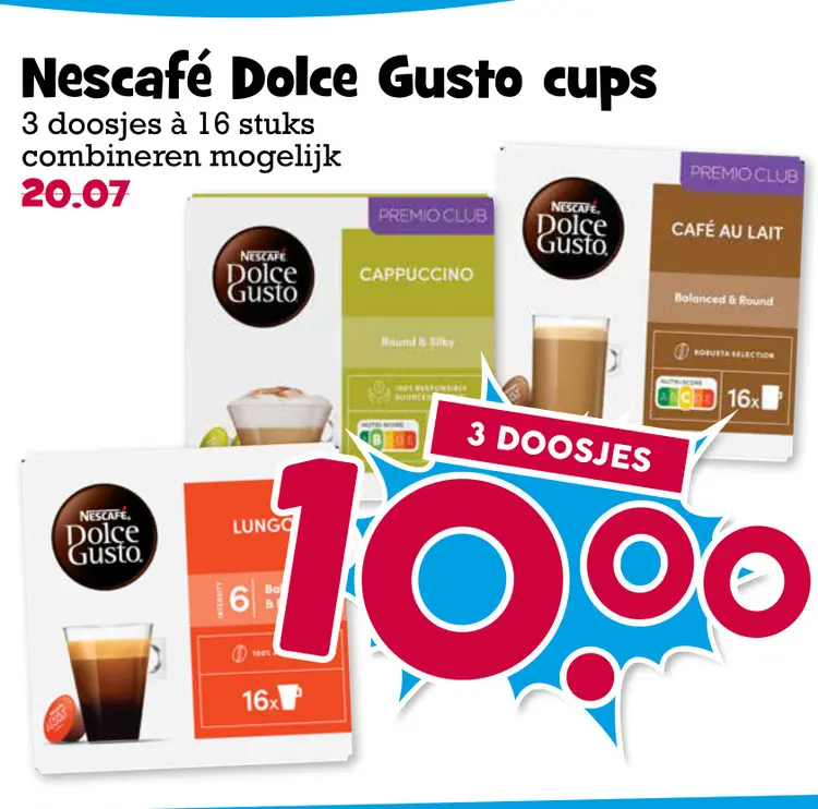 Aanbieding: Dolce Gusto cups