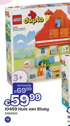 Aanbieding: Huis van Bluey en haar Familie met Geheugenspel