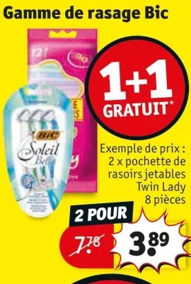 Offre: Gamme de rasage